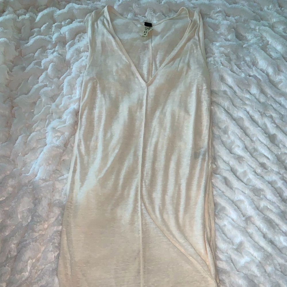 We The Free Sheer Tunic Pink XS